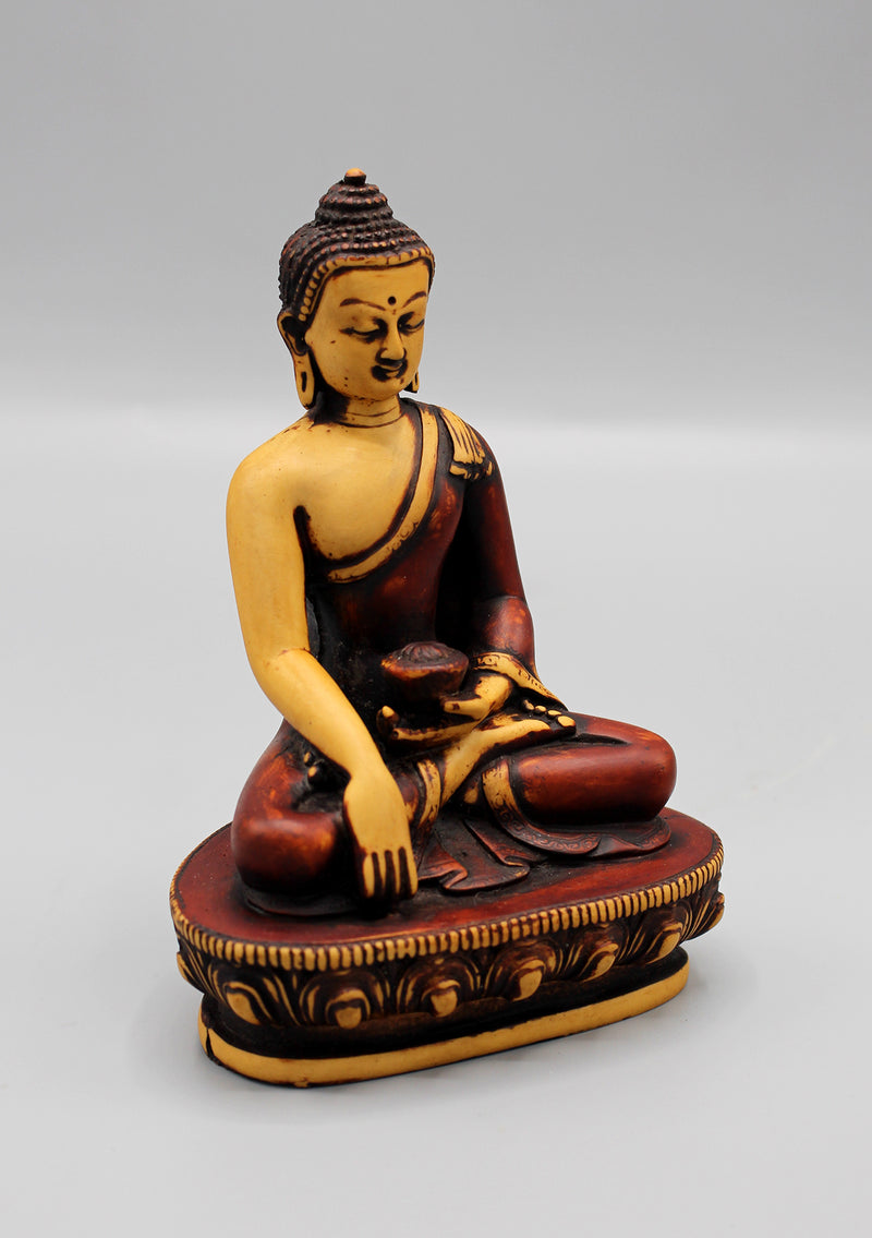 Shakyamuni Buddha Statue-Resin Buddha Statue 5.6" from Nepal - nepacrafts
