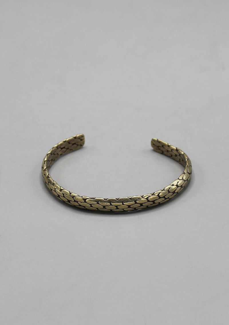 Snake Scale Pattern Thin Bangles