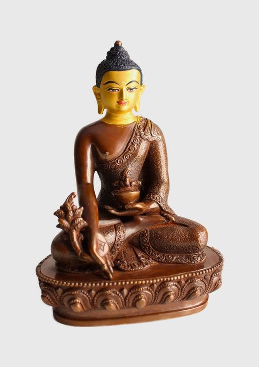 Healing Buddha with Golden Face - nepacrafts