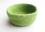 Handfelted Colorful Felt Bowls 4.5" For Keeping Jewelry, Watches and Smaller Items - nepacrafts