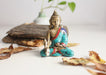 Healing Medicine Buddha Brass Statue Adorning a jeweled Robe 3" - nepacrafts