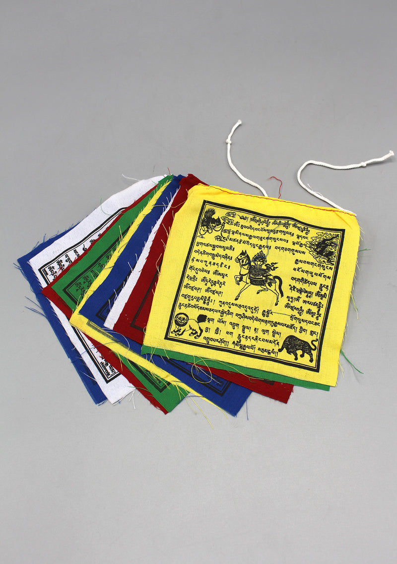 5 Rolls of Small Combo Prayer Flags, Tibetan Flags
