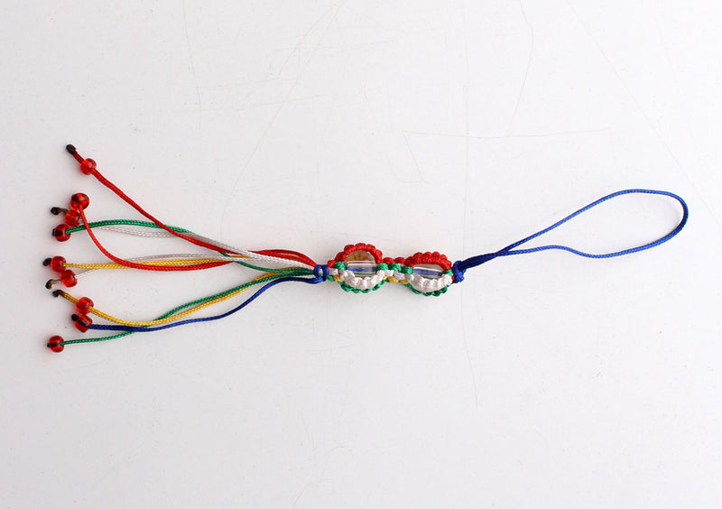 Colorful Braided Dorjee Car Hanging Amulet - nepacrafts