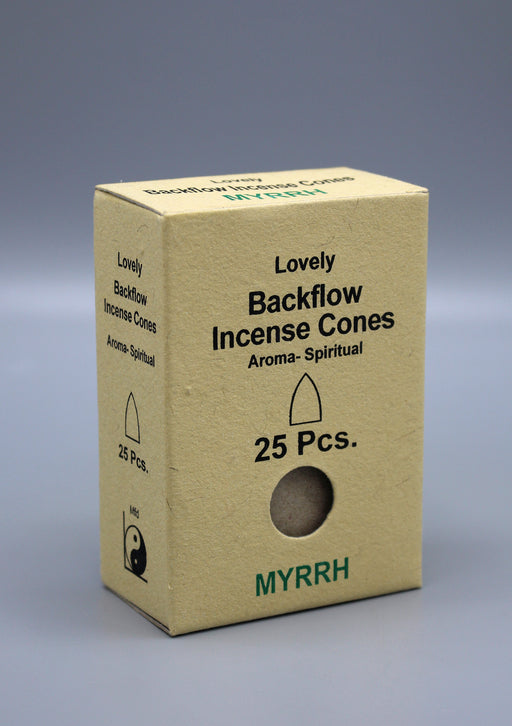 Myrrh Spiritual Aroma Back Flow Cone Incense - nepacrafts