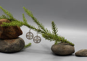 Dorjee Dangle Silver Earrings - nepacrafts