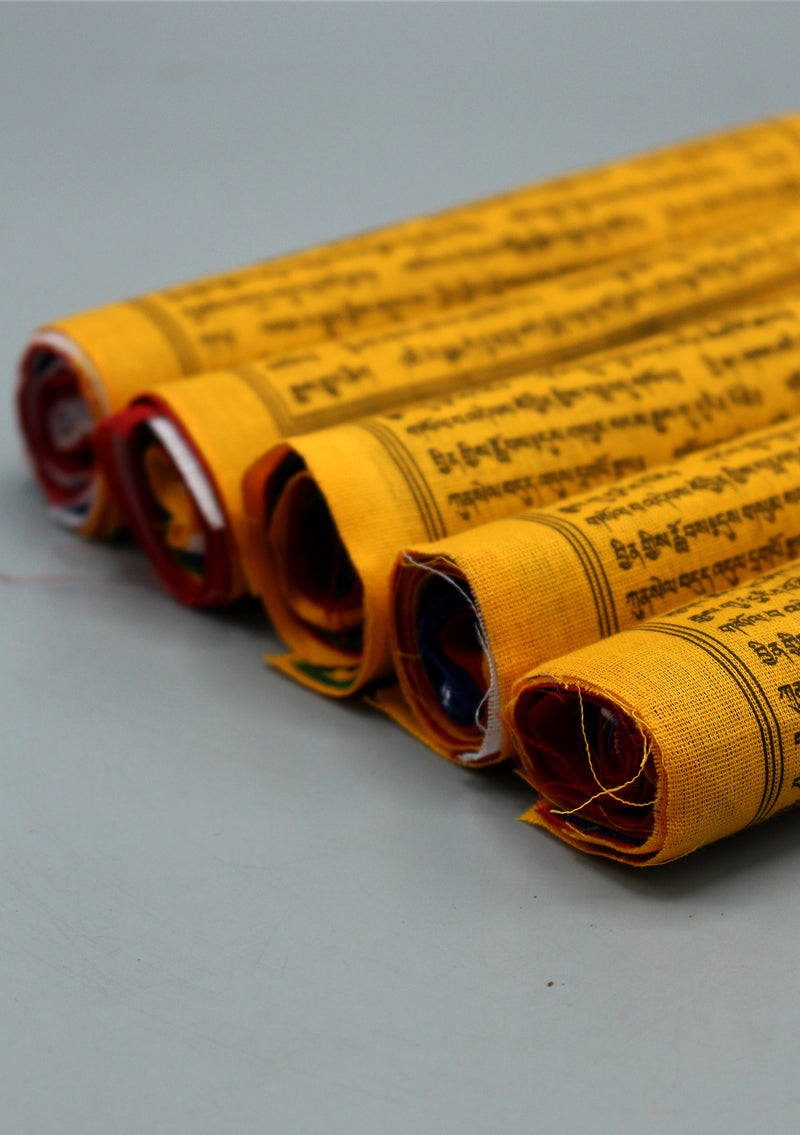 Mixed Deities Five Roll  Tibetan Cotton Prayer Flags