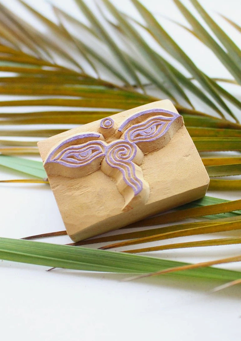 Buddha Eyes Wooden Stamp