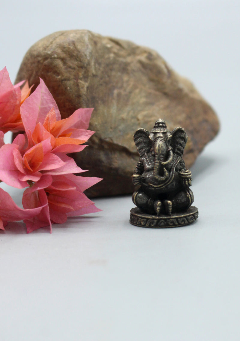 Ganesha Mini Brass Statue
