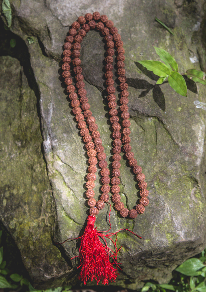 Rudraksha 108 Beads Holy Mala for Meditation and Yoga - nepacrafts