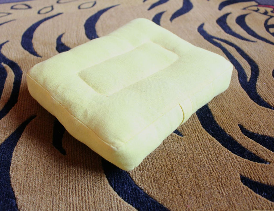 Yellow Meditation Cushion - nepacrafts