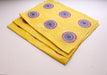 Mandala Yellow Lokta Paper Gift Wrapping Sheets - nepacrafts