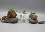 Double Dorjee Sterling Silver Earrings - nepacrafts