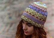 Olive Green Pure Woolen Sherpa Beanie Cap - nepacrafts