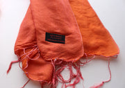 Water Pashmina flamingo color Silky Shawl - nepacrafts
