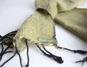 Three Ply Lime Yellow Woolen Muffler, Neck Scarf - nepacrafts