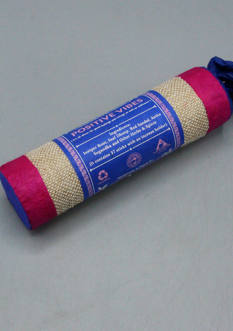 AromatherapyJuniper Root Tibetan Incense - Positive Vibes