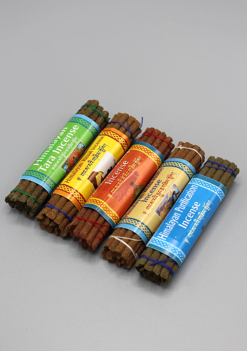 Set of Five  Tibetan Incense Sticks Gift Pack