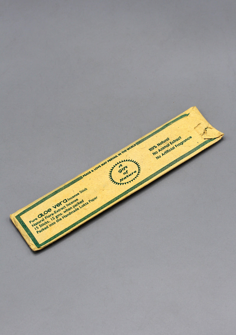 Aloe Vera Flora Incense Sticks Set of 10