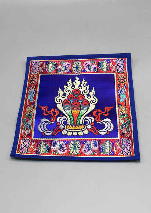 Tibetan Buddhist Brocade Norbu, Wish Fulfilling Jewel Altar Place-mat