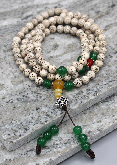 Tibetan Lotus Seed  Prayer Beads Mala