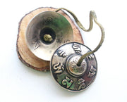 Large Om Mani Tingsha or Metal Cymbals - nepacrafts