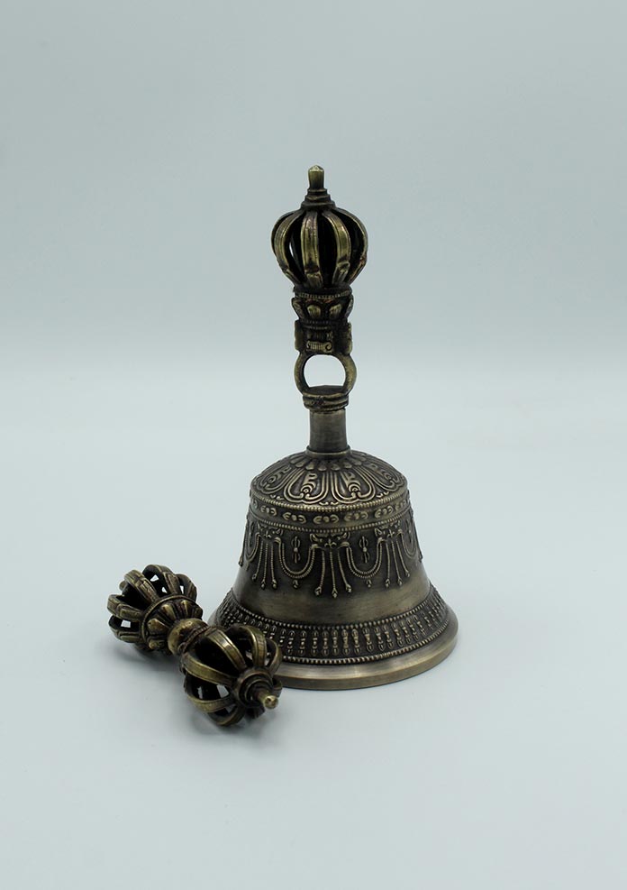 Tibetan Buddhist Bell and Dorjee Set