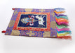 Tibetan Windhorse Silk Brocade Wall Hanging Banner with Colorful Tassel - nepacrafts