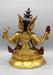 Tibetan Buddhist Namgyalma Gold Plated Statue - nepacrafts