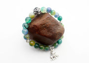 Elephant Charm Stone Beaded Bracelet - nepacrafts