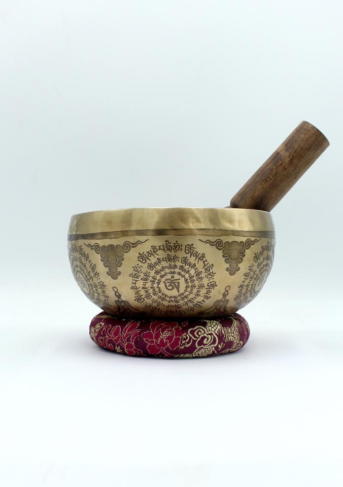 Fine Arts Jambala Etched Singing Bowl -6 inch