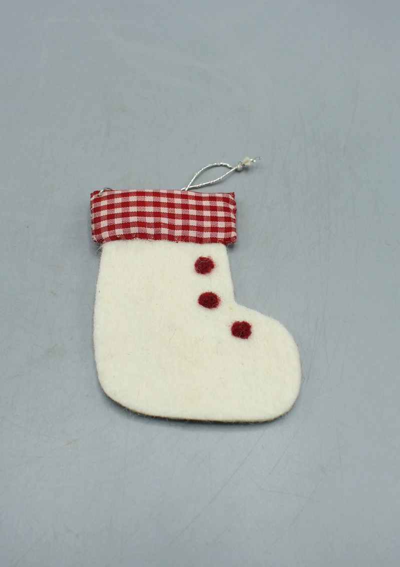 Felt Christmas Stockings Hanging Ornament
