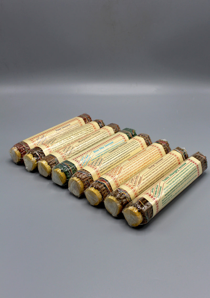 Set of 8 Traditional Herbs Mixed Tibetan Incense