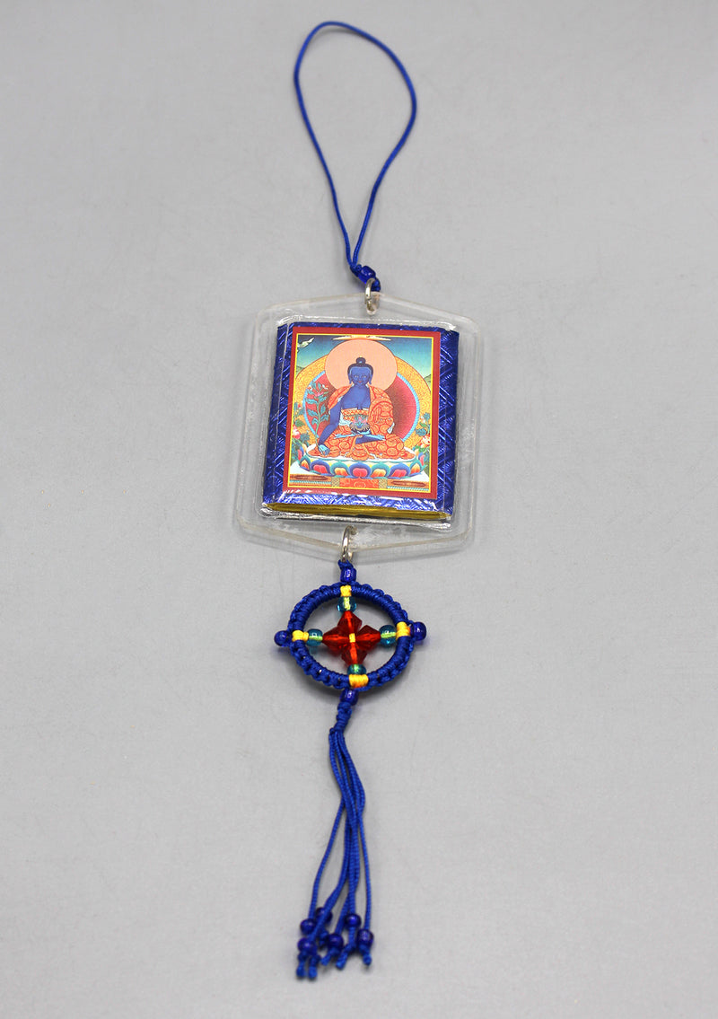 Medicine Buddha Car Hanging Protection Amulet