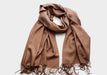 Soft and Warm Caramel Color Woolen Shawl - nepacrafts