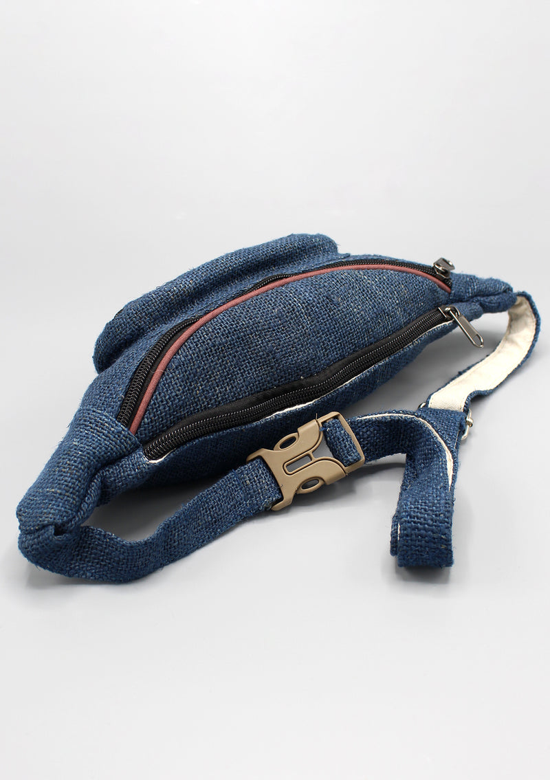 Blue Hemp Waist Utility Belt - nepacrafts
