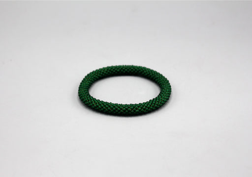 Dark Green Roll on Bracelet - nepacrafts