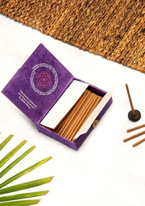 Crown Chakra Frankincense Tibetan Incense Gift Box