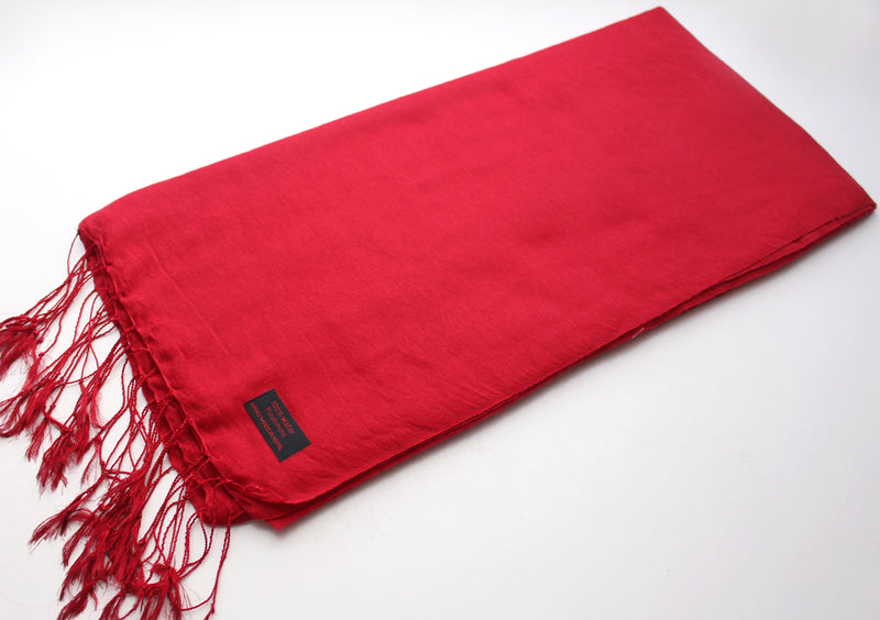 Monk Red Water Pashmina Shawl - nepacrafts