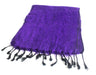 Purple Black Three Ply Woolen Muffler - nepacrafts
