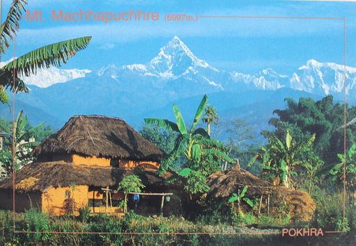 Mount Machhapuchhre Nepal Postcard - nepacrafts