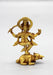 Lord Ganesha Standing on Mouse Gold Plated Statue - nepacrafts