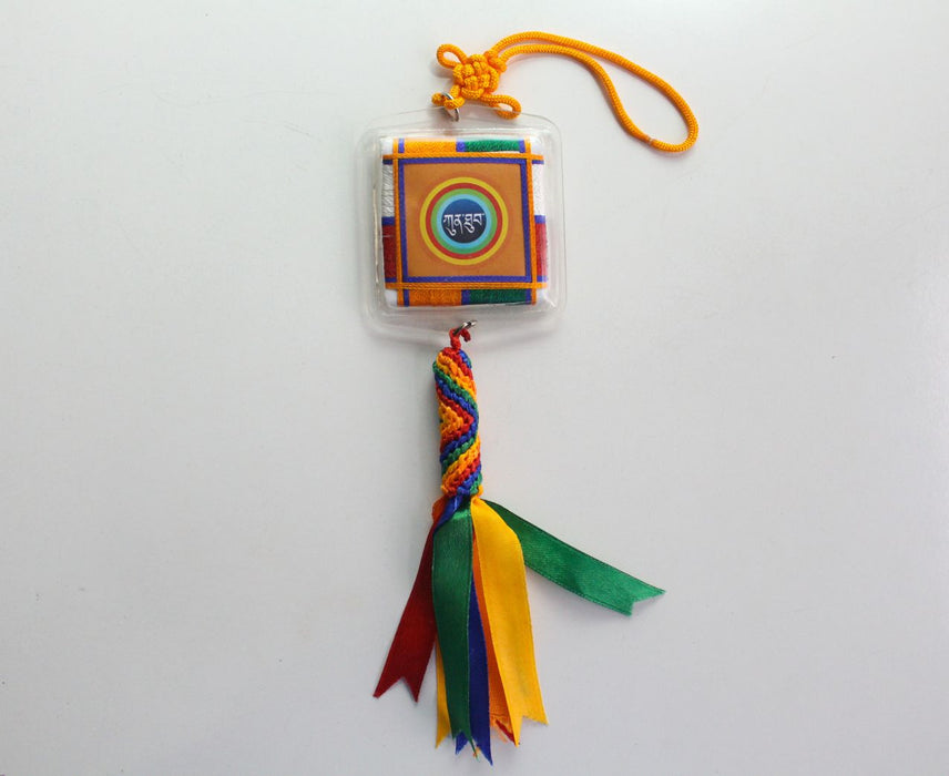 Kunthup Car Hanging Tibetan Amulet for Achieving All Good Fortunes - nepacrafts