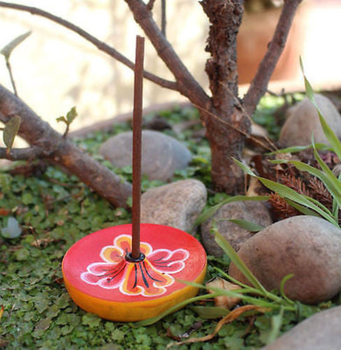 Handpainted Floral Incense Burner - nepacrafts