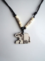 Handcrafted Elephant Pendant Necklace - nepacrafts