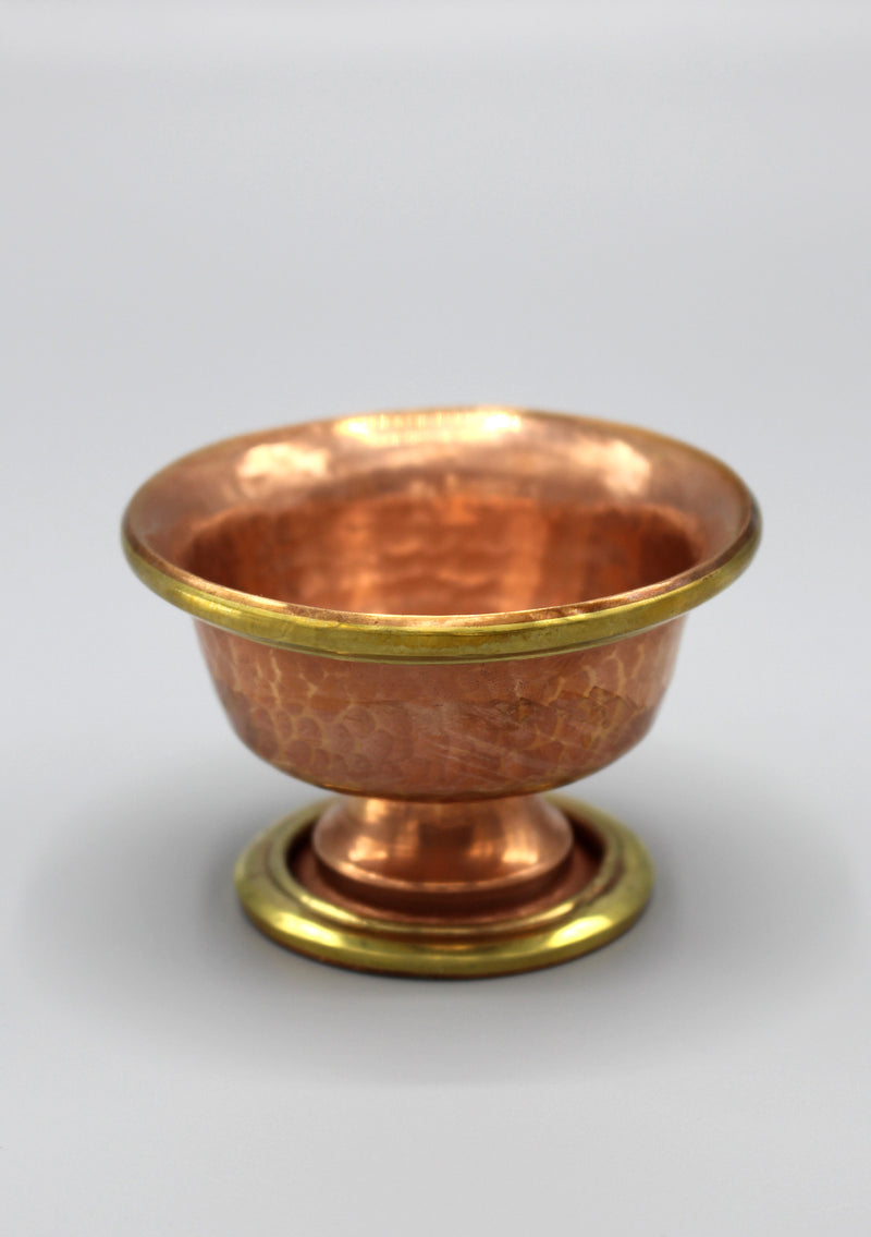 Buddhist Copper Offering Bowl 2.5"