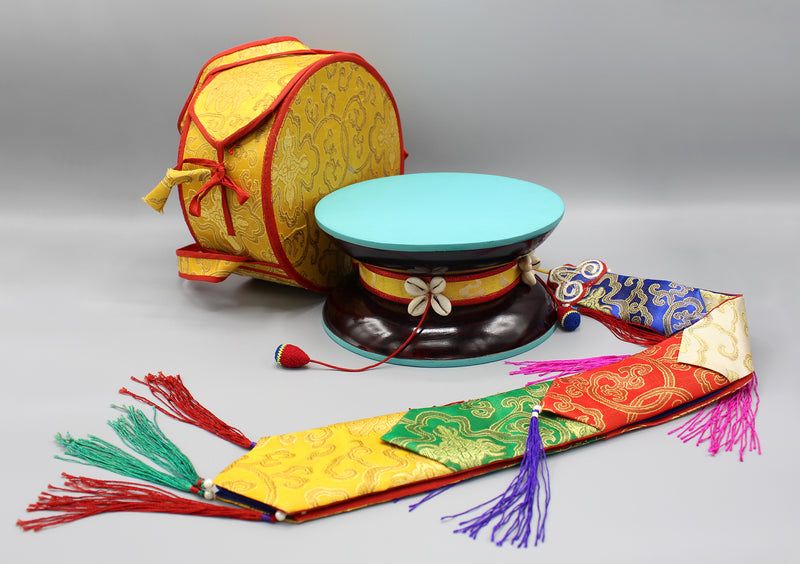 Tibetan Buddhist Ritual Chod Drum Damaru