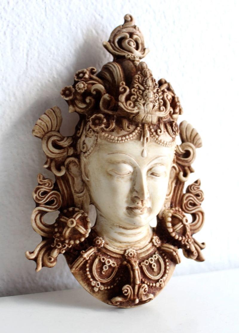 Beautiful Resin Tara Mask Wall Hanging