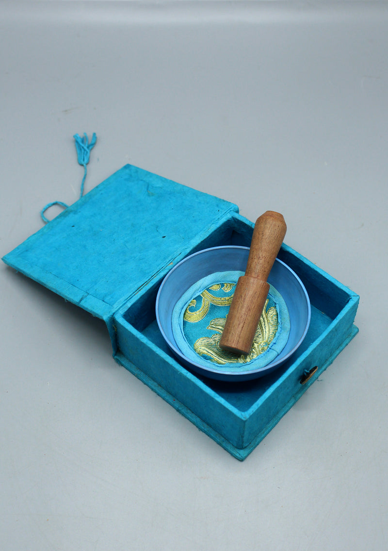 Hand Painted Meditating Buddha Singing Bowl