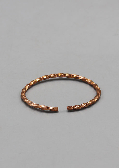 Twisted Copper Plain Bracelet