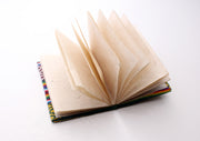 Bhutanese Fabric Hard Cover Mini Pocket Lokta Paper Blank Travel Journal - nepacrafts